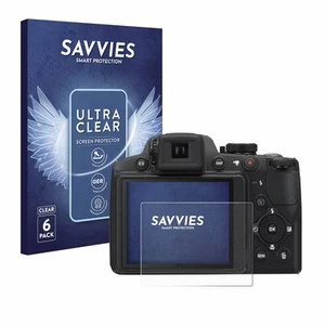 6x Folie für Nikon Coolpix P510 Schutzfolie Displayschutz Display Schutz Klar - Bild 1 von 11