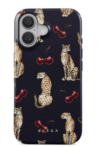 Burga Case iPhone 16 Pro Max COUGAR NEW! Cheetah Cherry Cherries - Zdjęcie 1 z 6