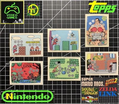 1989 Topps Nintendo Game Packs Tarjetas rasca y gana - Elige Elige Completa tu conjunto Foto 1 de 2