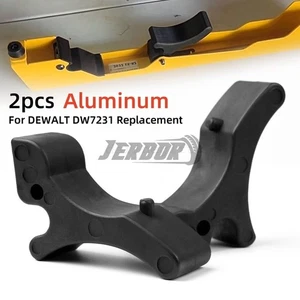 2 Stück Aluminium-Ersatzhalterung Clip Hebel für Dewalt DW7231 Schwarz - Bild 1 von 5