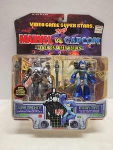 WAR MACHINE VS MEGA MAN MARVEL VS CAPCOM TOYBIZ ACTION FIGURE 2 PACK NOC SEALED - Picture 1 of 13