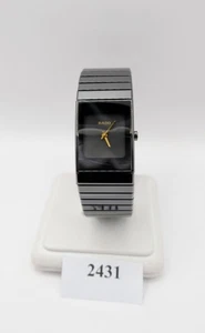 90er Jahre RADO DIASTAR Damenuhr Quarz High-Tech Ceramic 153.0349.3 NEUwertig - Picture 1 of 10