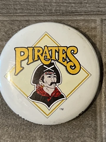 Pittsburgh Pirates MLB Magnet Fridge Locker Button 1" Round P&K 1988 Cover