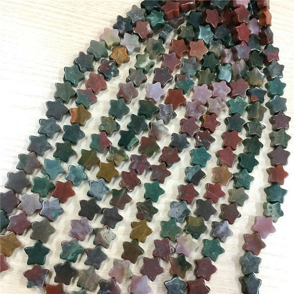 1 filamento/20 piezas cuentas sueltas estrella pentagrama ágata indio natural 13x5 mm hágalo usted mismo HH656 Foto 1 de 1