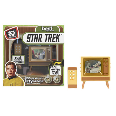 Tiny TV Classics - Star Trek Edition - Collectible Toy - Watch Top Star Trek Sce • 26.48$