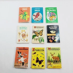Lot of 9 Golden Guides Western Publishing Insects, Ponds, Trees, Birds, Rocks - Picture 1 of 6