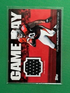 2011 Topps Football Ryan Williams #GDR-RW Game Day Relics - Picture 1 of 2