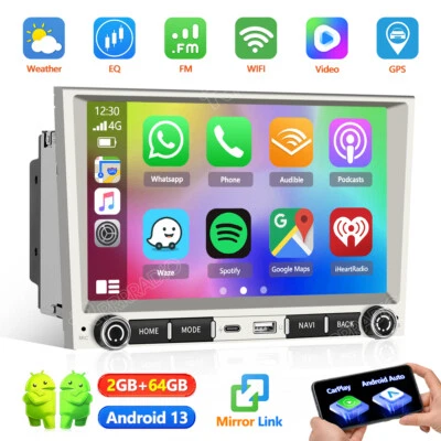 For Porsche 911 Boxster 987 2005-2008 CarPlay Android 13 BT Car Stereo Radio GPS - Image 1 of 4