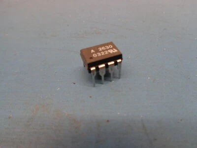 (1) AGILENT HCPL-2630 DUAL CHANNEL LOGIC GATE OPTOCOUPLER 8 PIN DIP NOS - Image 1 of 2