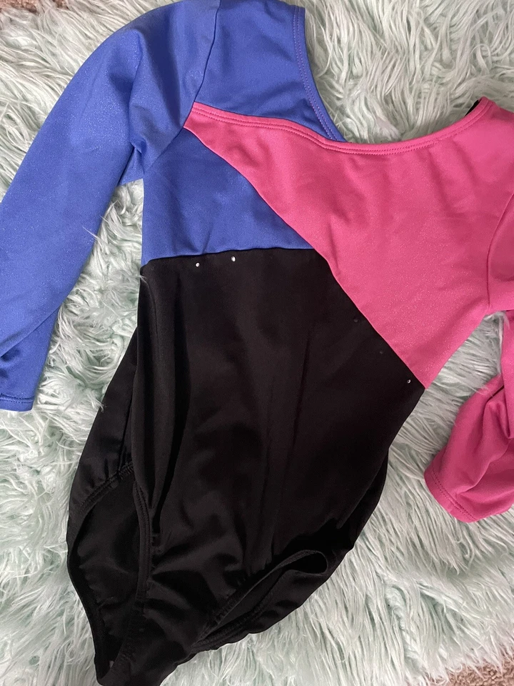 Leotardo grande 7/8 para niñas estilo libre danza gimnasia ballet Foto 1 de 1