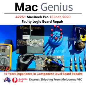 Apple MacBook Pro 13 inch A2251 2020 Faulty Damaged Board Repair Service - Picture 1 of 4