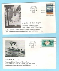 Apollo 7 - Juego de 2 fundas (Launch & Splashdown) de Astro covers - Imagen 1 de 1