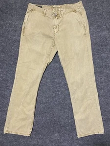 Pantaloni chino Tommy Bahama 36x32 marrone autentico spiaggia boho look sbiadito preppy - Foto 1 di 24