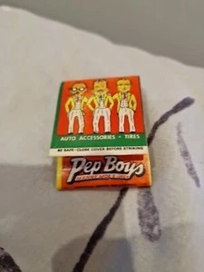 50er Jahre, PEP BOYS "Unbenutzt" Streichholzheft (selten / Vintage) Manny, Moe & Jack - Bild 1 von 3