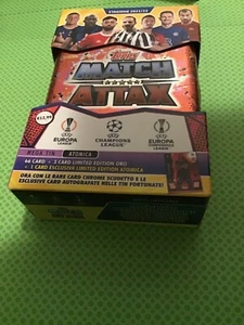 TOPPS CHAMPIONS LEAGUE 2021-22 ๐ MATCH ATTAX MEGA TIN ATOMICA LIMITED EDITION - Picture 1 of 2
