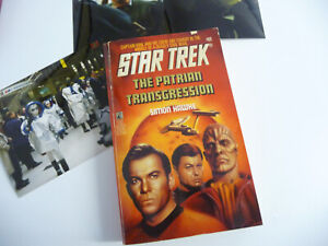 signed Star Trek novel book; The Patrian Transgression; signed Takei; Doohan