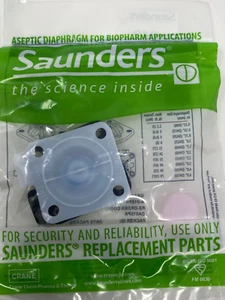 Saunders Crane A-020PR .75" Black EPDM Replacement Diaphragm DA020PR - Picture 1 of 3