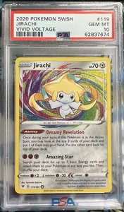 Pokemon Vivid Voltage Jirachi 119/185 Amazing Rare PSA 10 - Picture 1 of 1