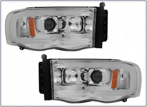 2x SCHEINWERFER HAUPTSCHEINWERFER FÜR DODGE RAM 1500 2500 3500 2002 - 2006 LED - Bild 1 von 3