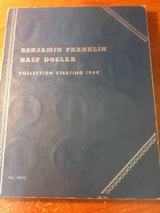 COLLECTION OF BENJAMIN FRANKLIN HALF DOLLARS STARTING 1948 - Picture 1 of 7
