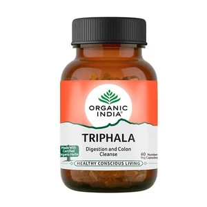 Triphala 60 Capsules Trifala Body Detox Organic India Free Ship - Picture 1 of 4