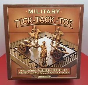 MILITARY TICK-TACK-TOE (NOUGHTS AND CROSSES) - UNPLAYED - BOARD & PIECES - Picture 1 of 12