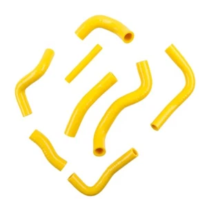 Yellow SILICONE RADIATOR COOLANT HOSE KIT For Yamaha YTZ250 TRI-Z 250 - Picture 1 of 10