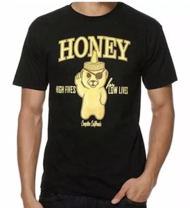Honey Brand Co T-Shirt Black Adult Medium Pullover Short Sleeve Graphic Unisex - Picture 1 of 6