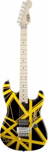 EVH Striped Series schwarz mit gelben Streifen E-Gitarre - Bild 1 von 1