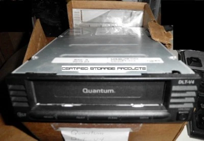 Quantum DLT-V4 160 GB / 320 GB INT Tape Drive Black or Beige Bezel BHBAM-EY  - Image 1 of 3