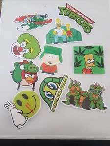 10 of fun character themed stickers - Picture 1 of 1