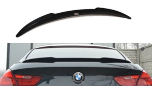 Spoiler Wing Extension Maxton Design Gloss Black For Bmw 6 Gran Coupe M-Sport - Picture 1 of 7
