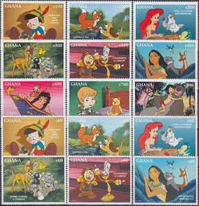 Ghana Sets & Both S/S Disney 1996 MNH-34 Euro - Picture 1 of 2