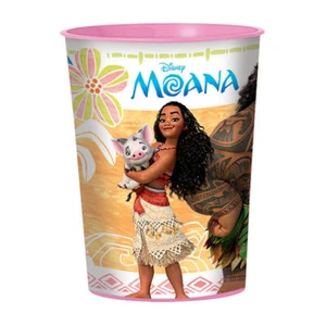 New 16oz Disney Moana Birthday Party Tableware Plastic Treat Favor Cup Reusable - Picture 1 of 1