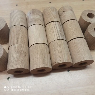 40 Stück Eiche Bastelholz Drechselholz  - Bild 1 von 4