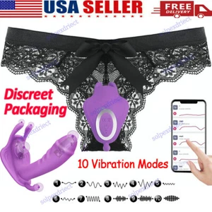 Butterfly-Vibrating-Women-Panties-Massager-Wireless-APP-Control-Waterproof-USA - Picture 1 of 20