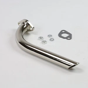 212cc Exhaust Pipe Header For Predator 212cc Honda GX160 GX200 Go Kart Mini Bike - Picture 1 of 4
