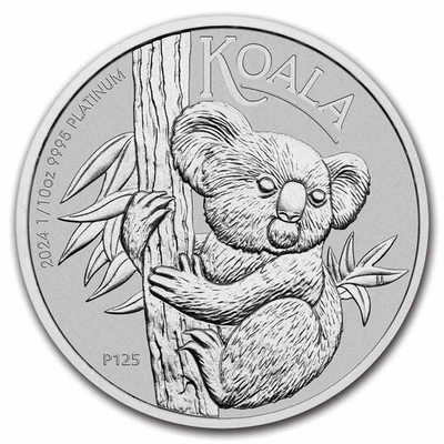 2024 Australia 1/10 oz Platinum Koala BU - Image 1 of 3