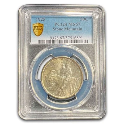 1925 Stone Mountain Memorial Half MS-67 PCGS - Image 1 of 3
