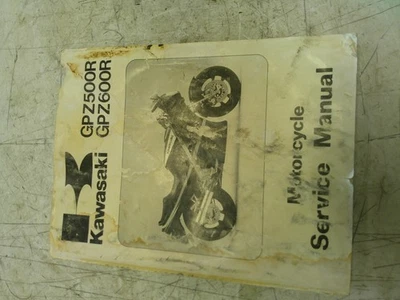 Kawasaki Ninja 600 ZX600A 1985-1989 manual de servicio Foto 1 de 4