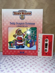 1986 VTG Classic Teddy Ruxbin BOOK & TAPE "Teddy Ruxpin's Xmas" World of Wonder - Picture 1 of 6