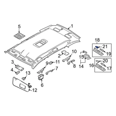 For BMW X5 2000-2006 BMW 63258389736 Dome Light Socket - Imagem 1 de 4