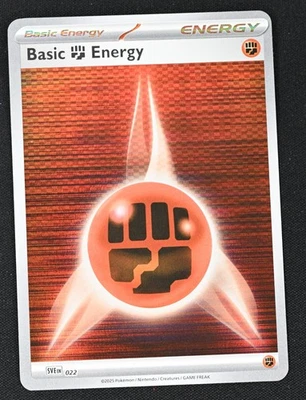 Basic Fighting Energy SVE 022 Holo Black Bolt & White Flare Pokémon NM - Image 1 of 2
