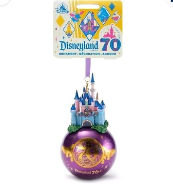 Disney Sleeping Beauty Castle Ball Ornament Disneyland 70th Anniversary Edition - Image 1 of 4
