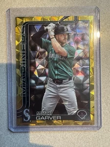 2025 Topps Series 1 - Mitch Garver #338 Gold Diamante /50 - Picture 1 of 2