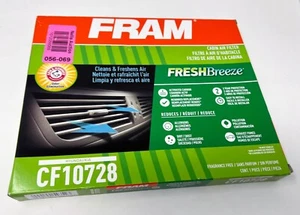Fram CF10728 Fresh Breeze Cabin Air Filter for HYUNDAI/KIA New w/Arm&Hammer - Picture 1 of 1
