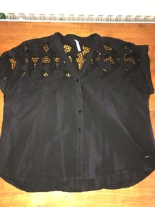 Pepe Jeans Black Blouse - Large - Picture 1 of 6