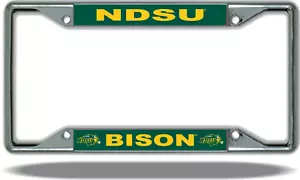 North Dakota State NDSU BISON License Plate Frame - Picture 1 of 1