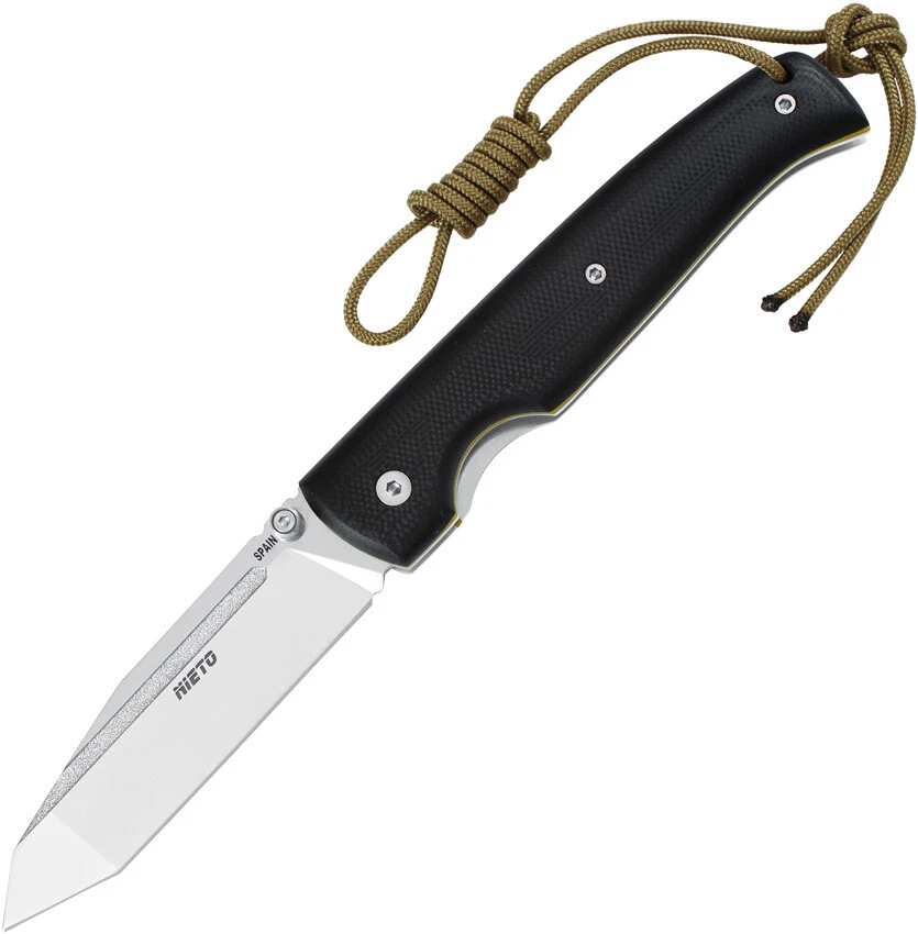 Navaja de Bolsillo Nieto Yama Linerlock Negra Lisa G10 Plegable Bohler N690 255G10 Foto 1 de 1