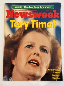 Tory Time Margaret Thatcher NEWSWEEK International Magazine Apr 9 1979 - Picture 1 of 2